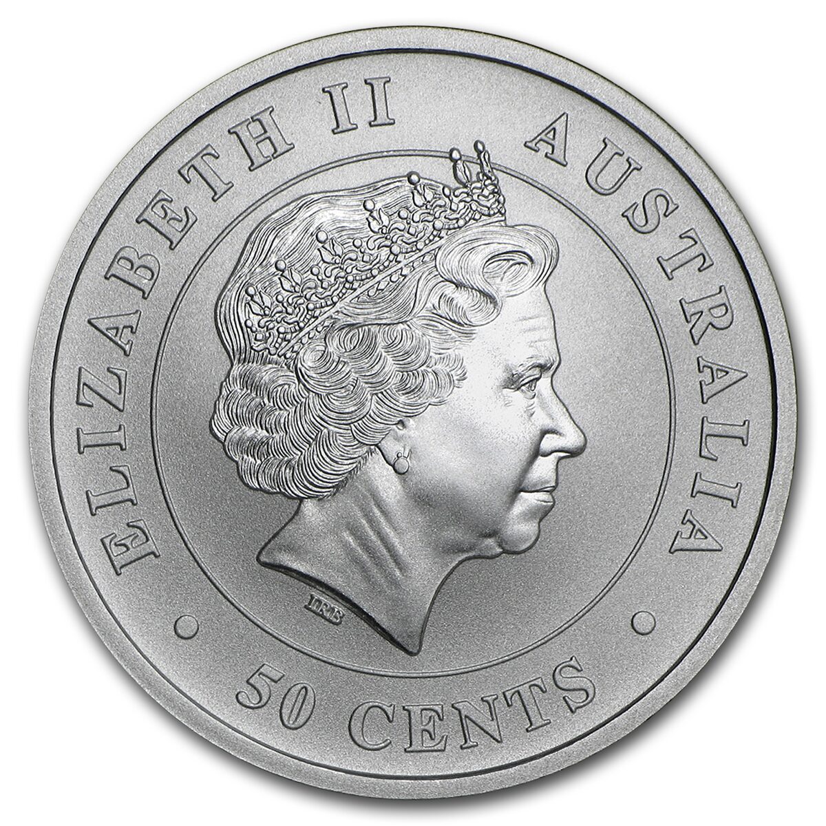 2016 Australia 1/2 oz Silver Tiger Shark BU