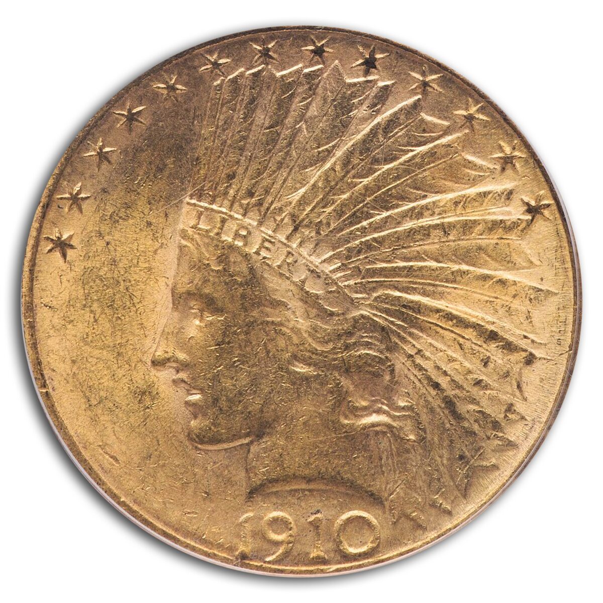 1910-S $10 Indian Gold Eagle MS-62 PCGS