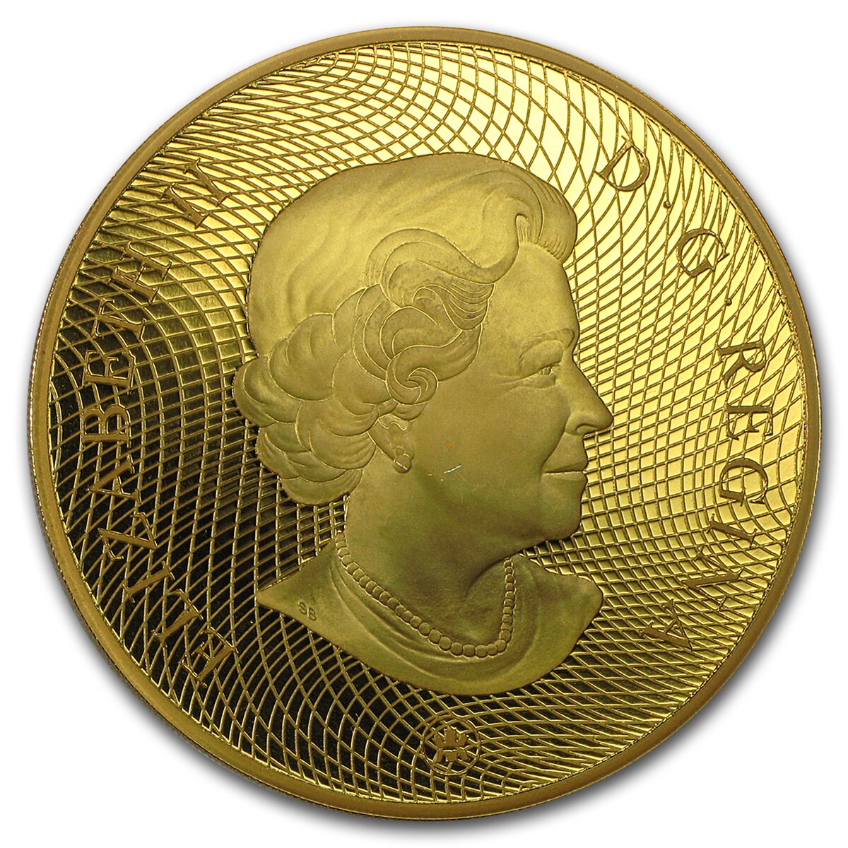 2009 Canada Proof Gold $300 Summer Moon Mask (Scratched)