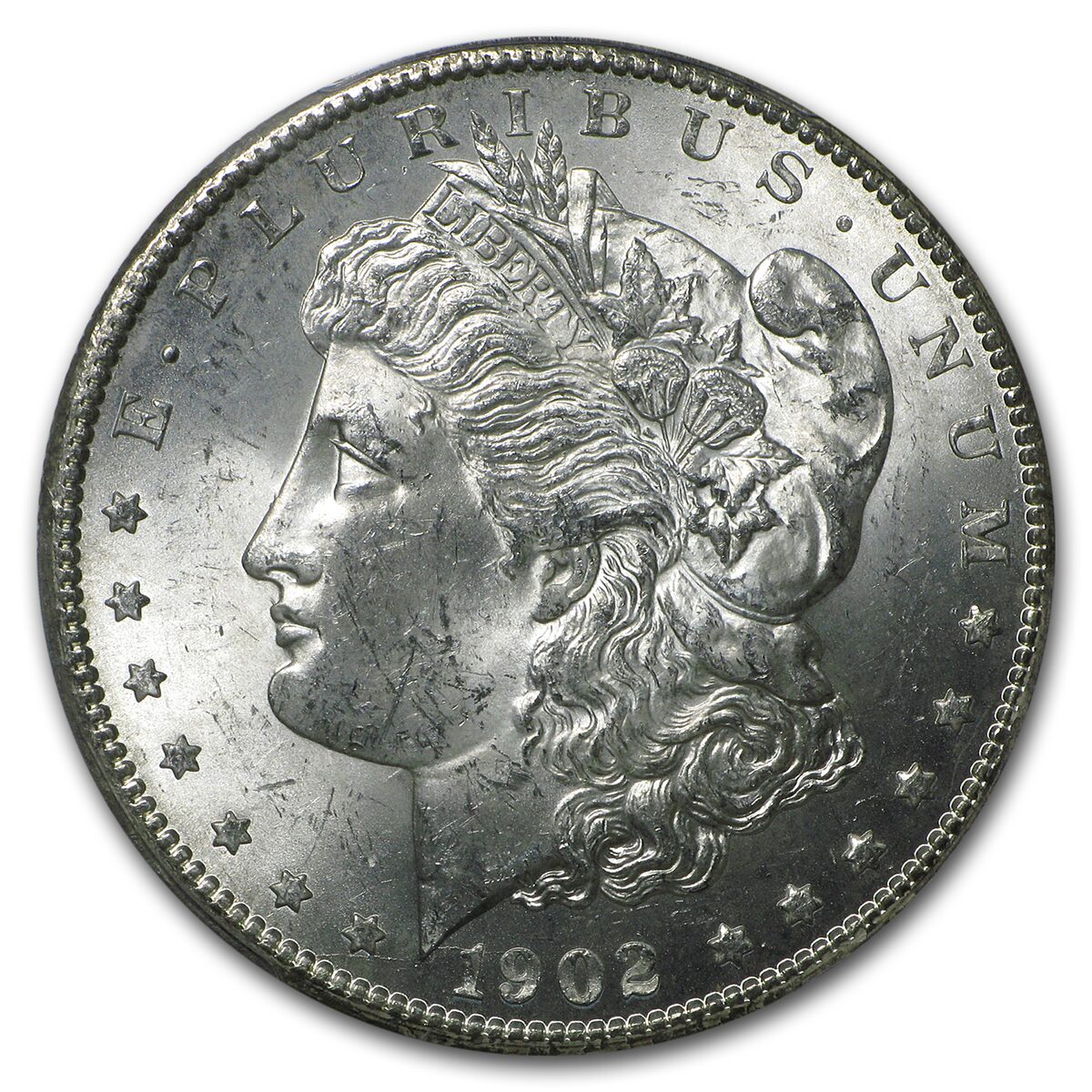 1902-O Stage Coach Morgan Dollar BU PCGS