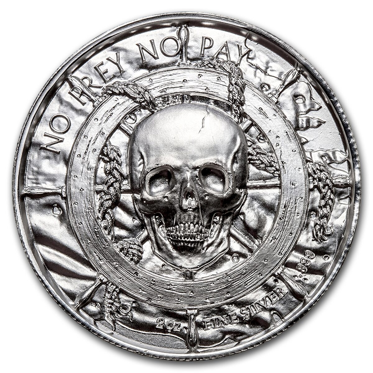 2 oz Silver UHR Round - Privateer Series: The Kraken