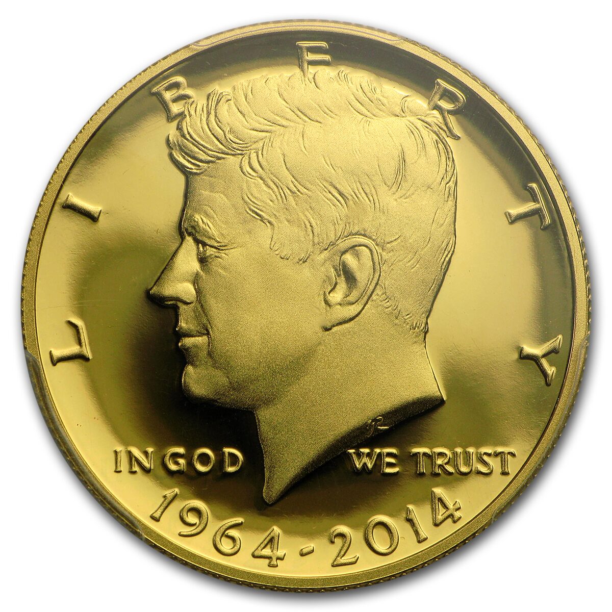 2014-W 3/4 oz Gold Kennedy Half Dollar PR-70 PCGS (FirstStrike®)