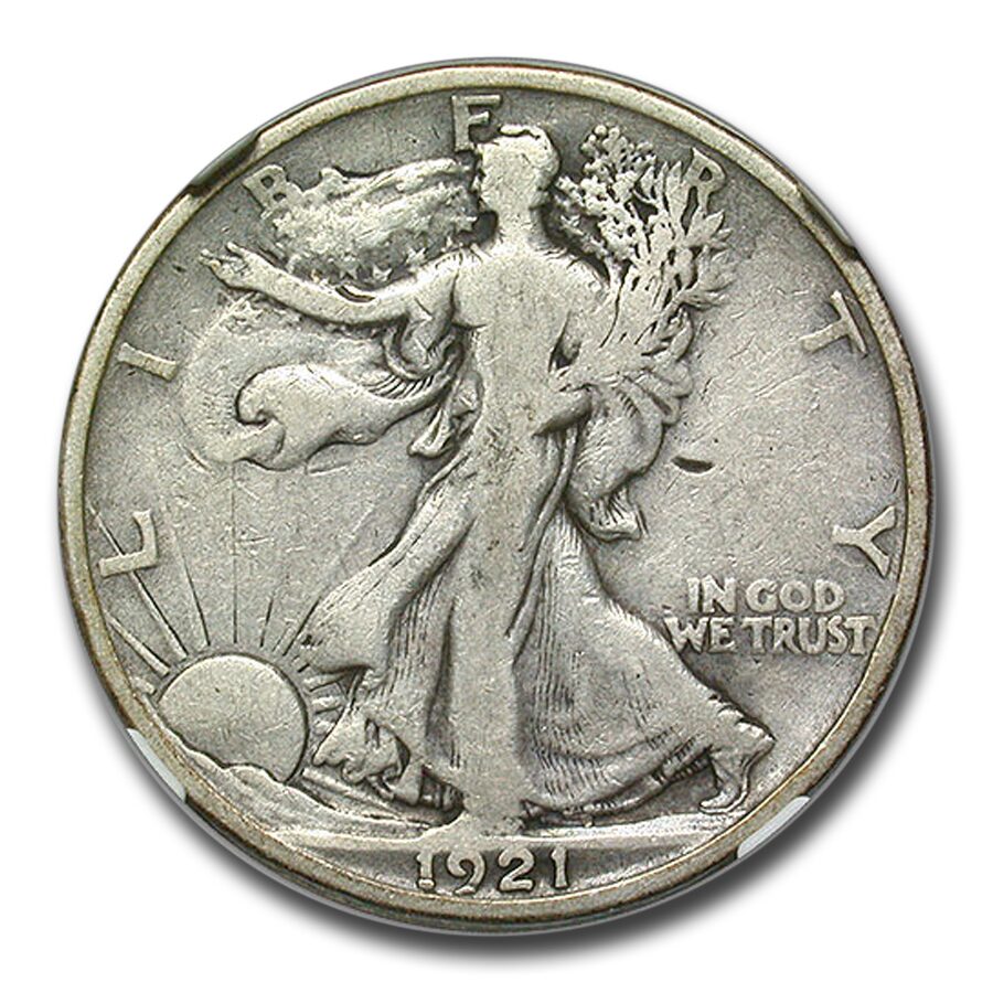 1921-S Walking Liberty Half Dollar VG-10 NGC