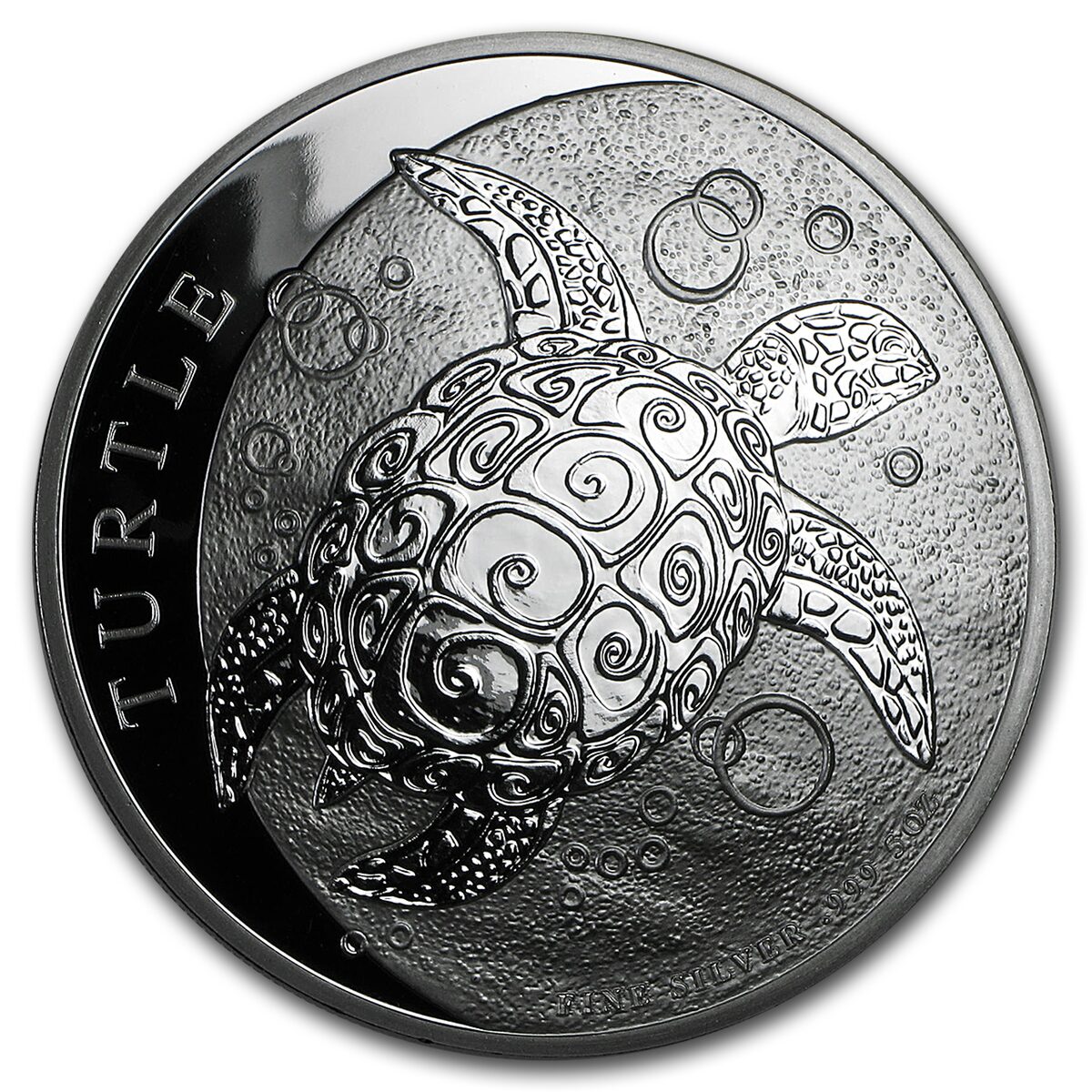 2016 Niue 5 oz Silver $10 Hawksbill Turtle BU