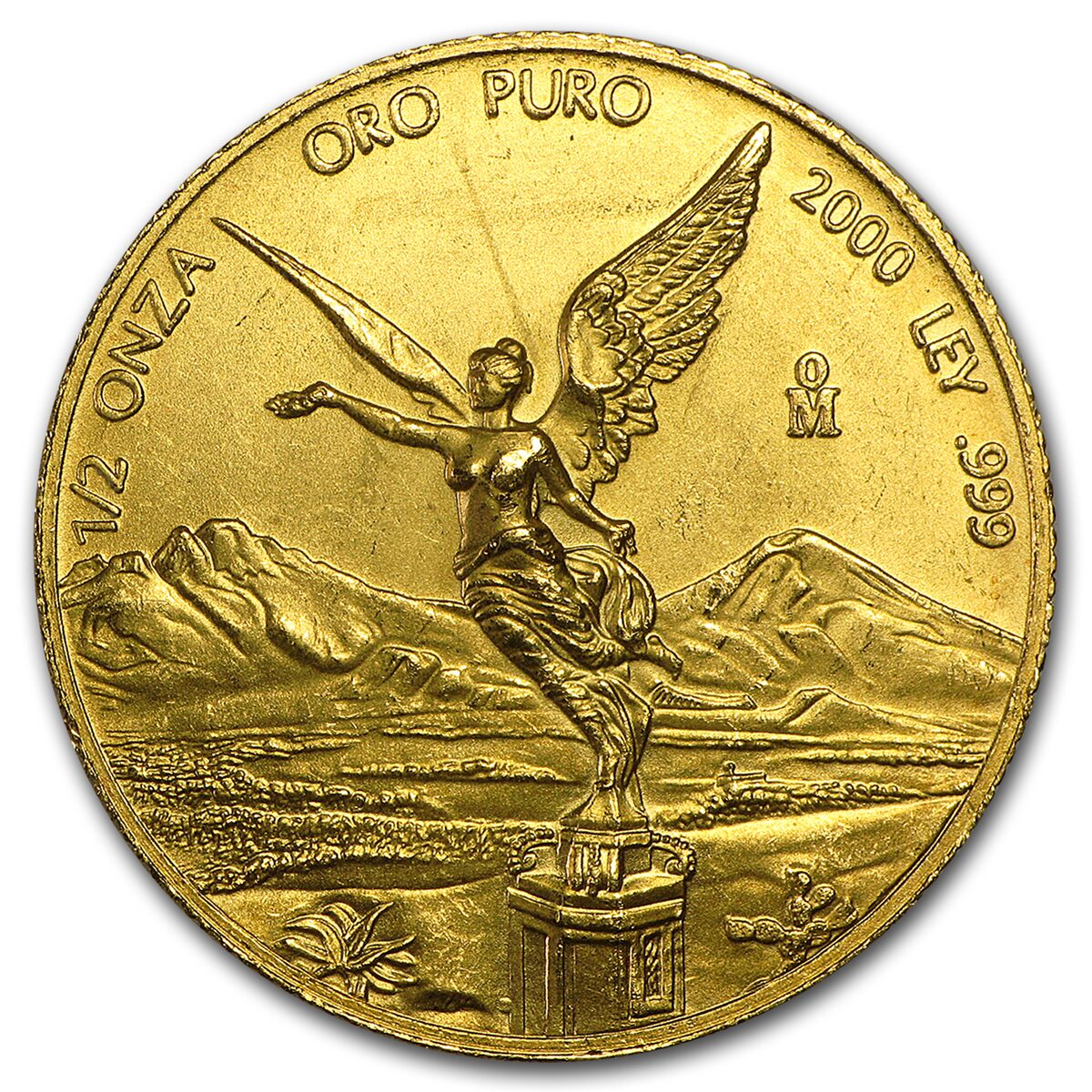 1/2 oz Gold Mexican Libertad (Random, Abrasions)
