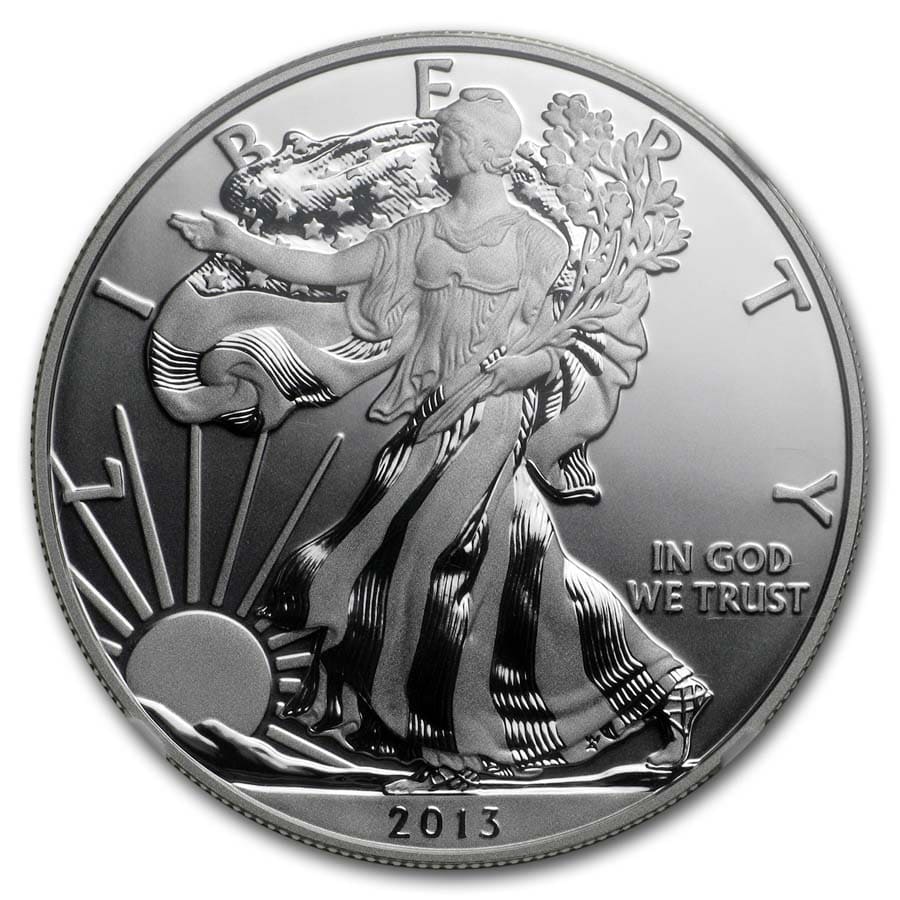 2013-W American Silver Eagle SP-70 NGC (Enhanced Finish)