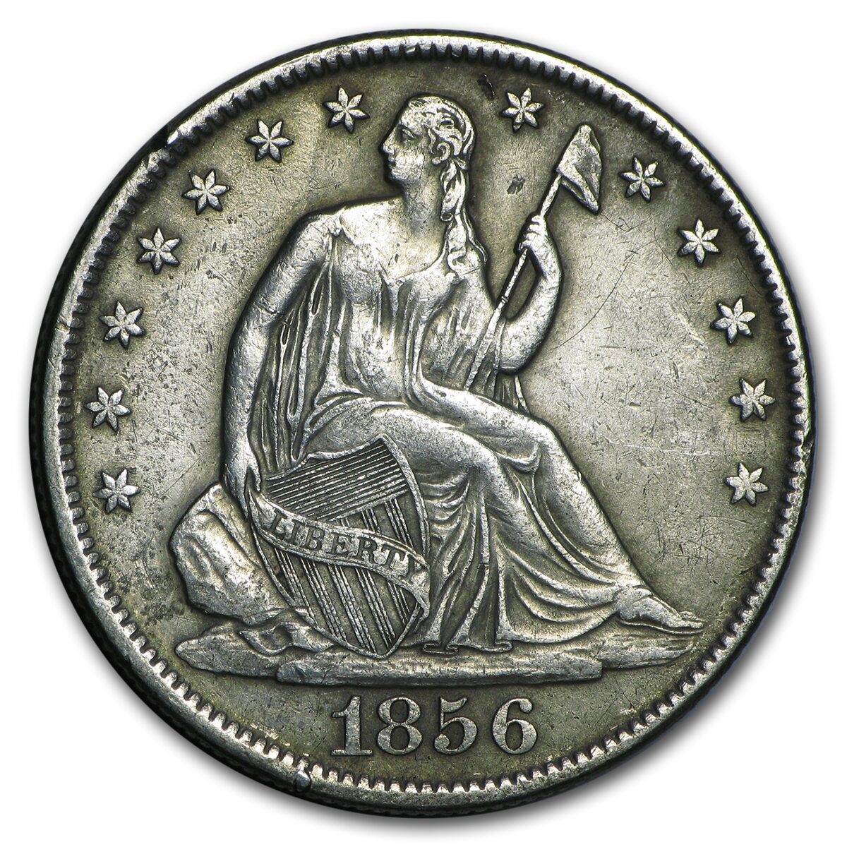 1856-O Liberty Seated Half Dollar XF