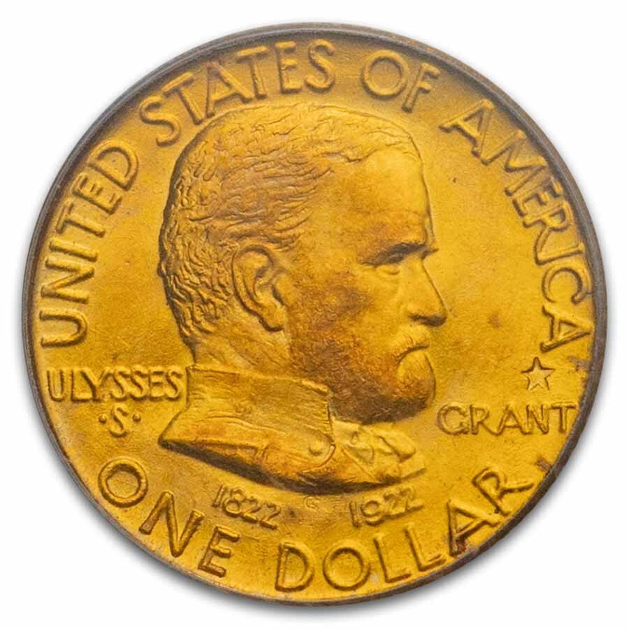 1922 Gold $1.00 Grant w/Star MS-66 PCGS