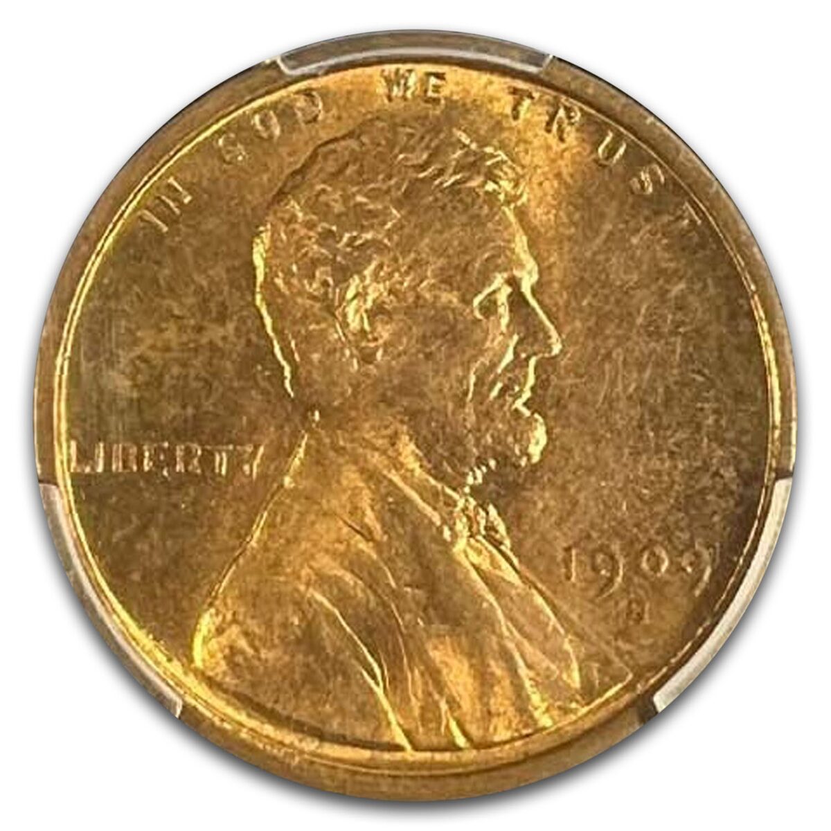 1909-S VDB Lincoln Cent MS-64 PCGS (Red/Brown)