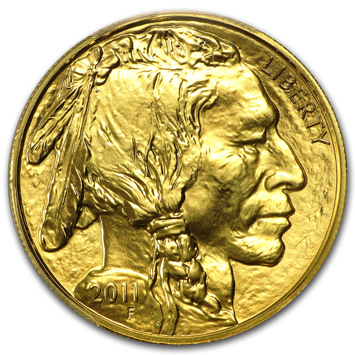 2011 1 oz Gold Buffalo MS-70 PCGS (FS, Black Diamond)