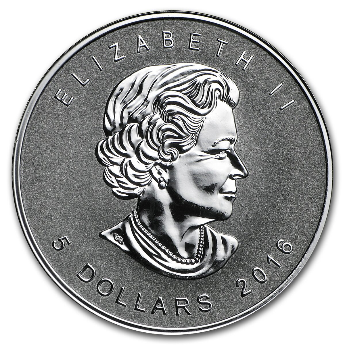 2016 Canada 1 oz Silver $5 Peregrine Falcon Reverse Proof