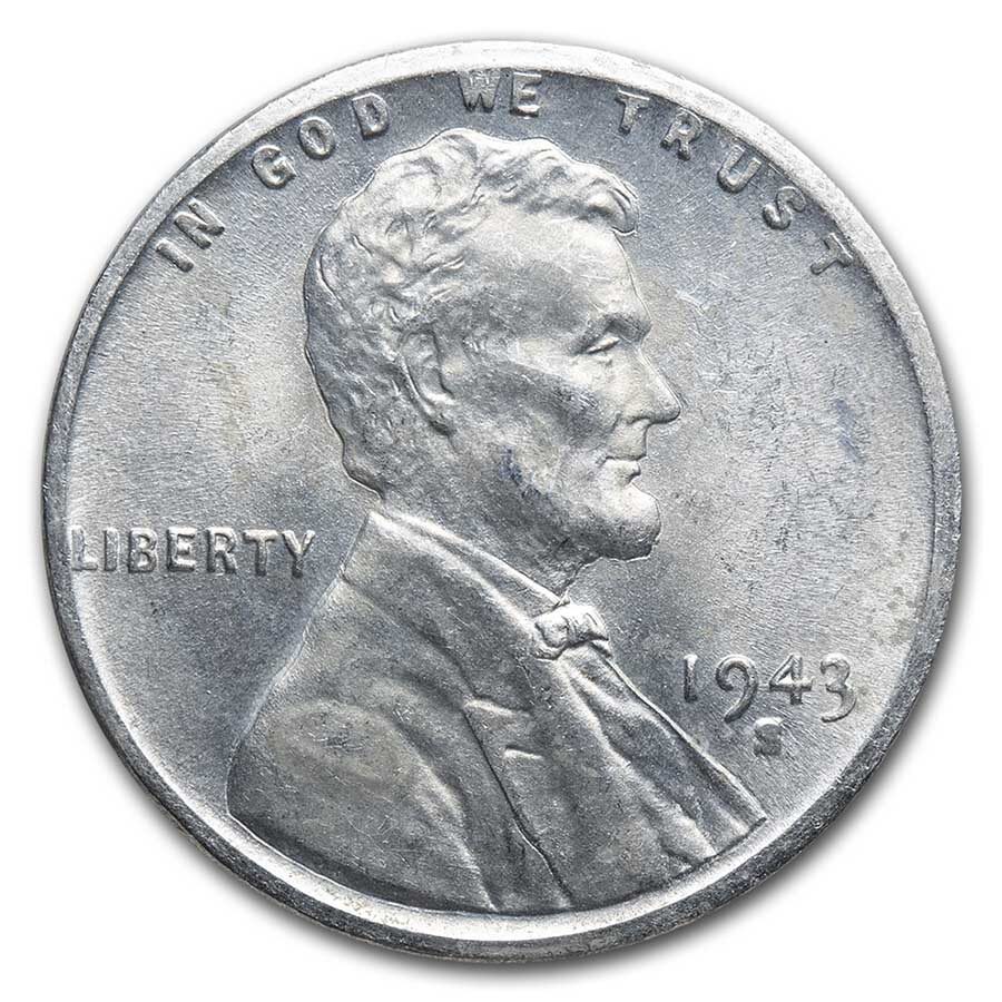 1943-S Lincoln Cent BU