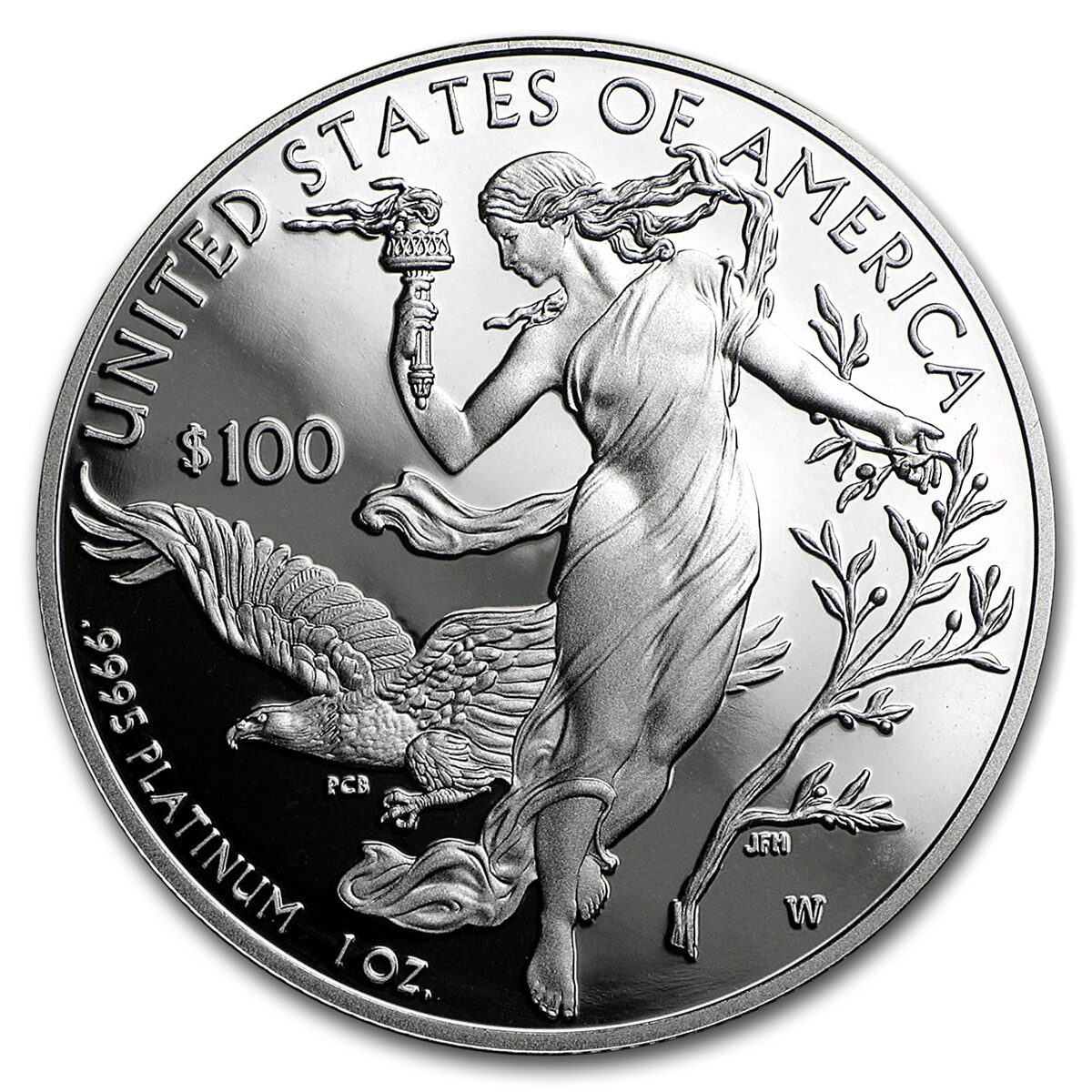 2016-W 1 oz Proof American Platinum Eagle (w/Box & COA)