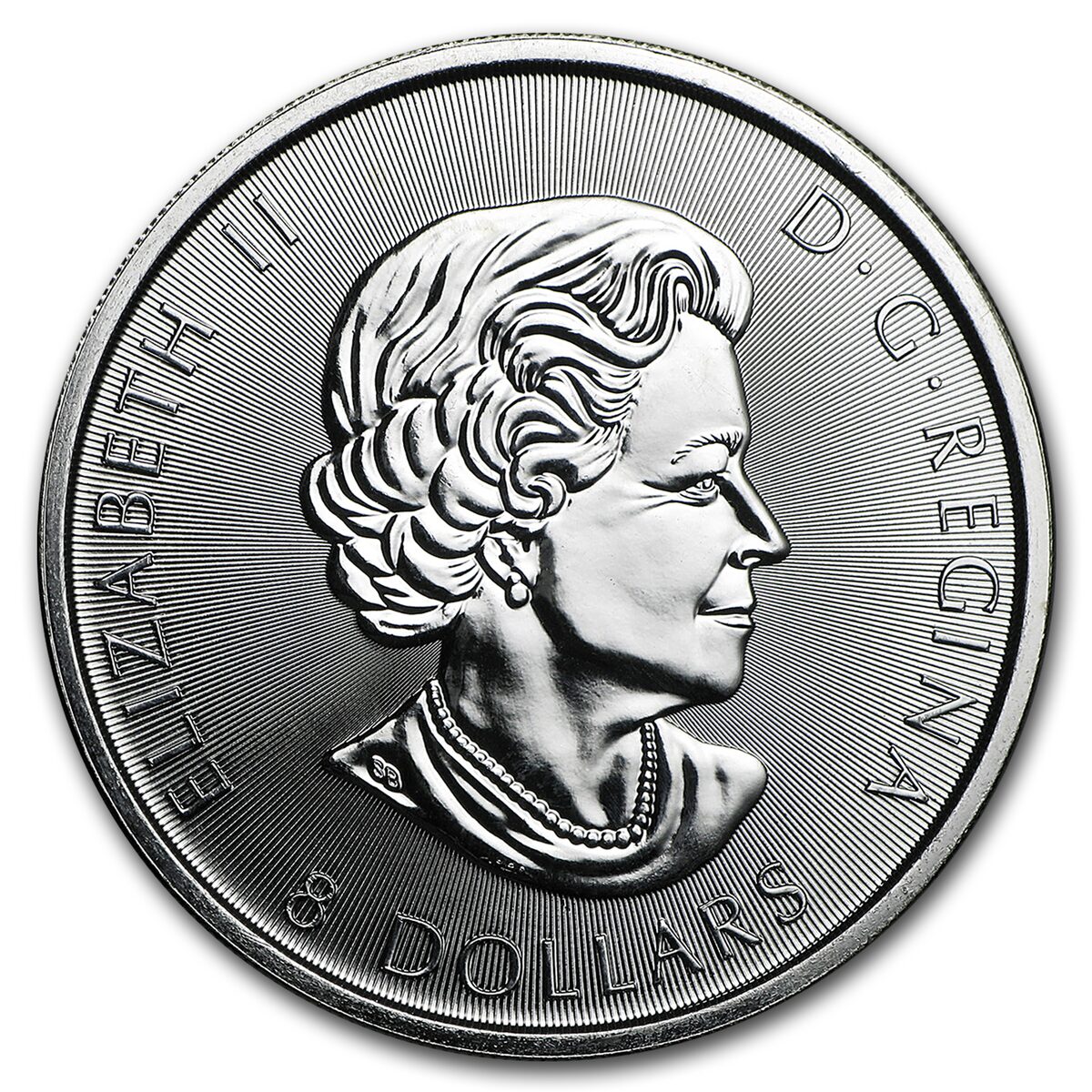 2016 Canada 1.25 oz Silver $8 Bison BU