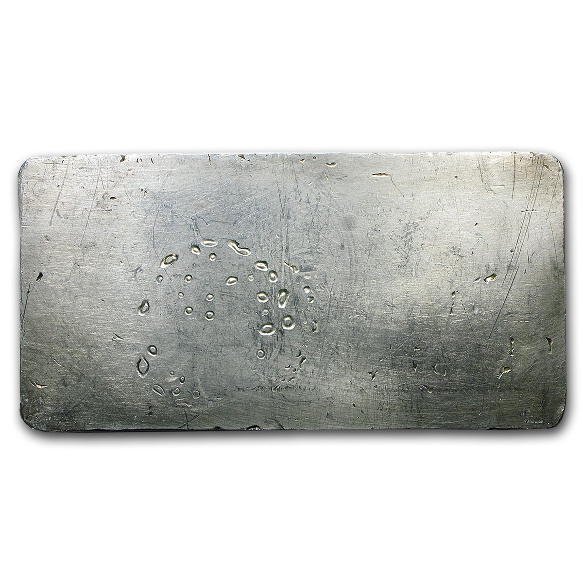 100 oz Silver Bar - Engelhard (4th Gen, 'P' Prefix, Cast Poured)