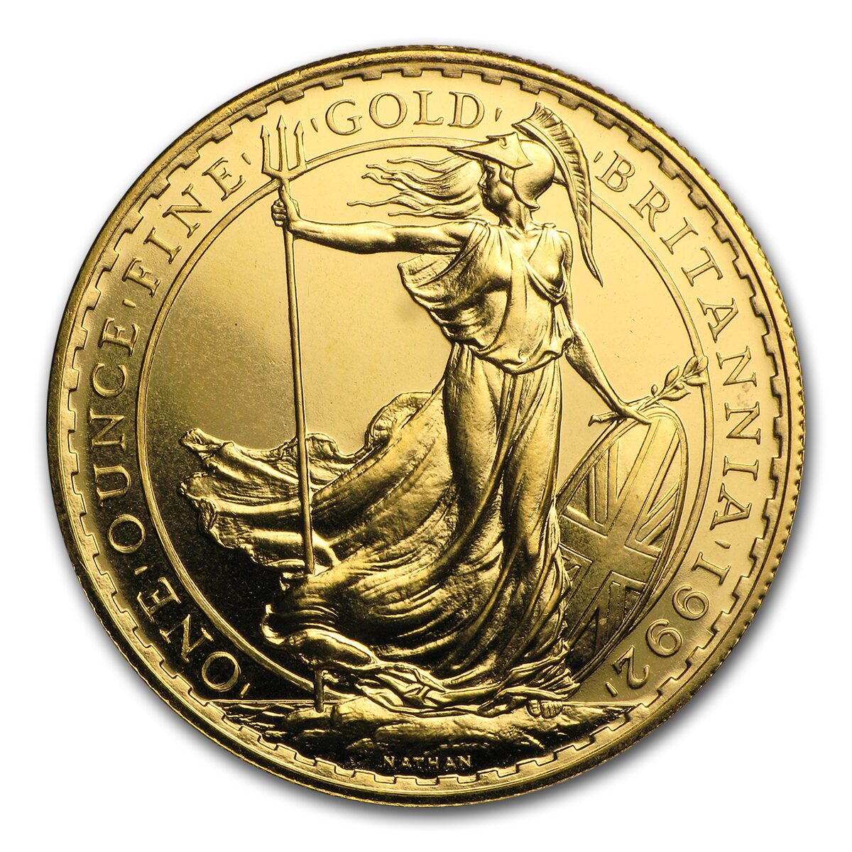 1992 Great Britain 1 oz Gold Britannia BU