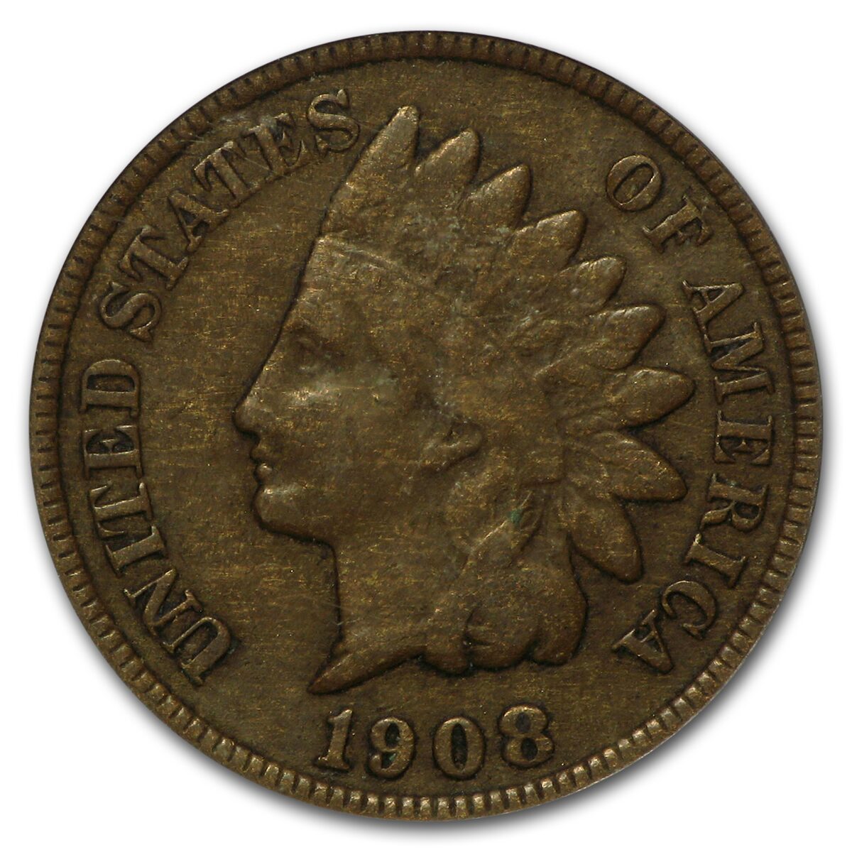 1908-S Indian Head Cent VF-20 PCGS