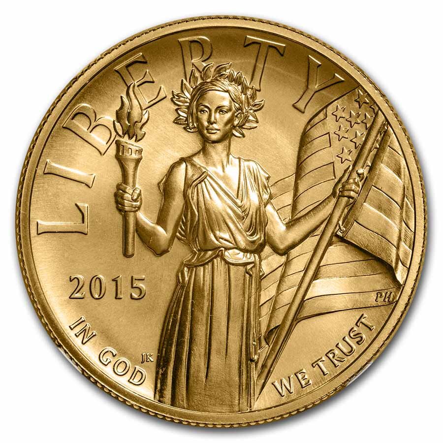 2015-W High Relief American Liberty Gold MS-70 NGC